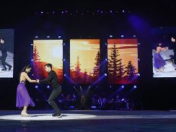 Miki Ando y Javier Fernández. 