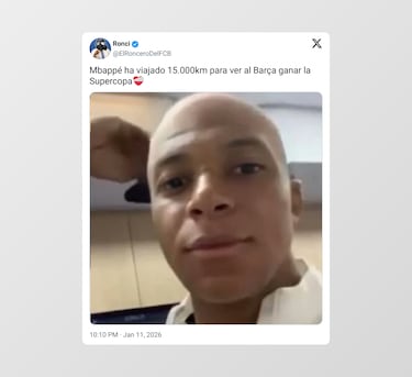 Raphinha, protagonista de los memes de la final de la Supercopa