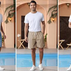 Adiós a los vaqueros: escapa del calor del verano con estas bermudas de algodón y lino suaves y muy frescas