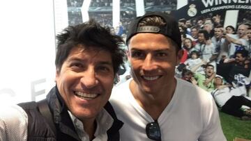 Zamorano compartió con Cristiano Ronaldo en Madrid