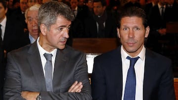 Gil Mar&iacute;n con Simeone. 