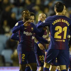 1x1 del Barça: Arnáiz, Semedo, Vermaelen y André, notables