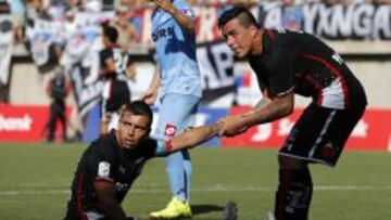 Gonzalo Fierro durante el duelo ante Deportes Iquique. 