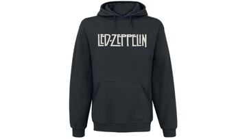 Sudadera con capucha de Led Zeppelin en color negro