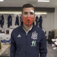 El mensaje de Gayá tras su fuerte golpe en la cabeza: "Estoy mejor, a ver si cierra bien la herida"