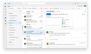 Así quedaría Outlook con su nuevo aspecto
