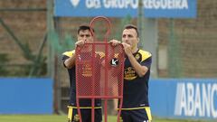 Entrenamiento Deportivo de La Coruña. davo Valcarce