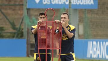 Entrenamiento Deportivo de La Coruña. davo Valcarce