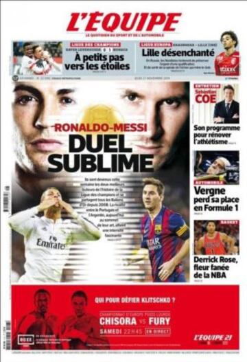 Portadas de la prensa deportiva