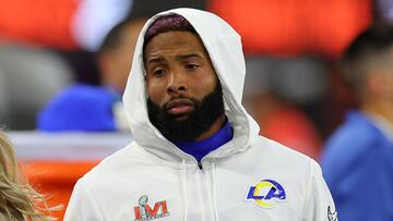 Odell Beckham Jr. sali&oacute; lesionado en el segundo cuarto en la victoria que obtuvieron los Rams 23-20 ante los Bengals. El receptor no pudo aguantar las l&aacute;grimas.