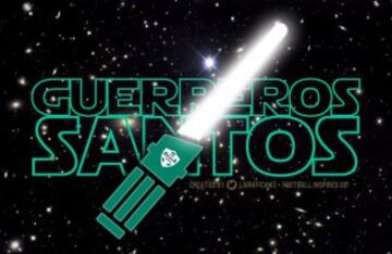 Los Guerreros del Santos, al estilo Star Wars. 