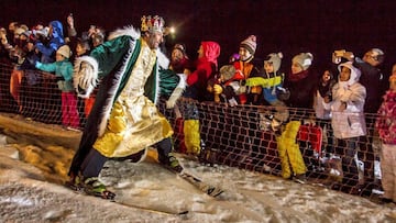 Imagen de archivo de la Cabalgata de Reyes en Sierra Nevada