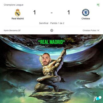 Los memes más divertidos de Real Madrid-Chelsea