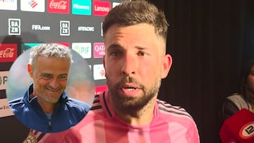 Jordi Alba se rinde ante Luis Enrique y el nivel de juego del PSG