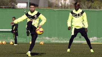 03/12/18 ELCHE ENTRENAMIENTO
 NACHO GIL Y SORY KABA