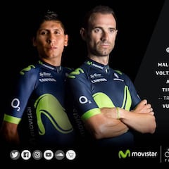 Movistar confirma a Nairo para el Giro y a Valverde en las Clásicas