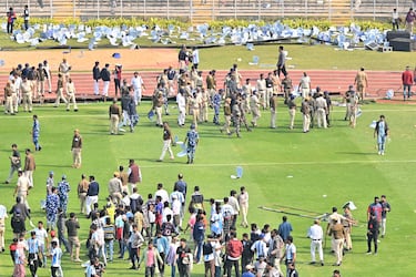 La 'Messimanía' se ha apoderado este sábado de la India con el aterrizaje de Leo en la ciudad de Calcuta.