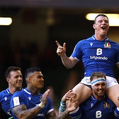 Italia sale del coma ante Gales en el Seis Naciones
