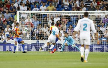 1-0. Marco Asensio marcó el primer gol.