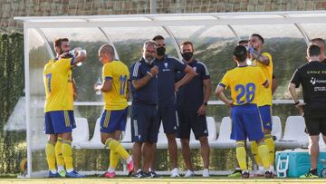 El Cádiz, en su pretemporada de Marbella.