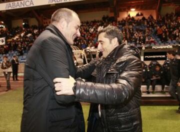 Víctor Fernández y Ernesto Valverde.