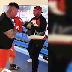 Andy Ruiz muestra su poder en entrenamiento
