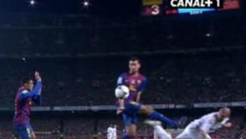 El Madrid reclamó tres penaltis y el Barça, dos