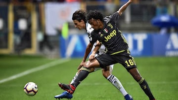 Juventus sigue en racha y Cuadrado juega de lateral