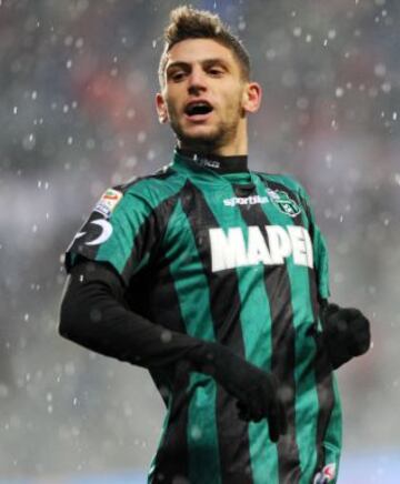 4. Domenico Berardi (20), delantero italiano del Sassuolo. Valorado en 30.521 millones de euros.