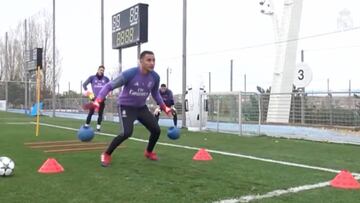Por esto Keylor es el titular del Real Madrid: práctica intensa