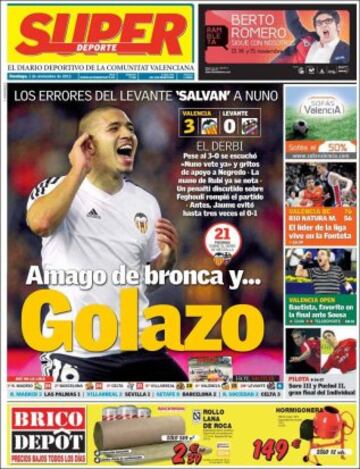 Portadas de la prensa mundial