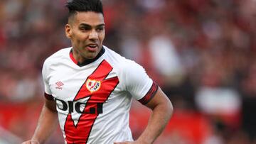 Radamel Falcao García, delantero colombiano del Rayo Vallecano