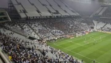 Primer partido de prueba en Sao Paulo, el pasado 18 de mayo.