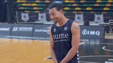 Goudelock, ya en Miribilla, en la última fase de su recuperación