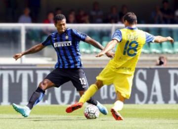 Guarín jugó los 90 minutos y recibió amarilla. Murillo salió a los 69', lastimado de la cancha.