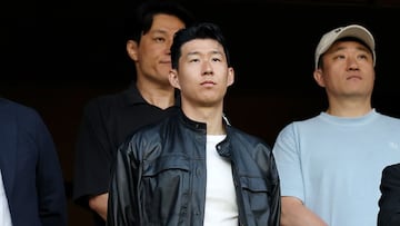 Heung-Min Son llegó a Los Ángeles