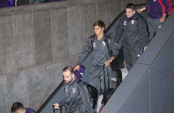 River Plate arrive in Madrid