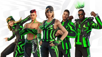 Arte oficial de las skins de Fortnite F&uacute;tbol Club