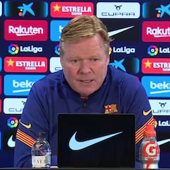 Koeman: "Estoy de acuerdo con el tuit de Piqué"