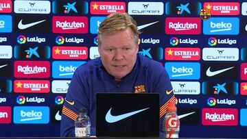 Koeman: "Estoy de acuerdo con el tuit de Piqué"