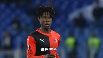 Stade Rennais football player Eduardo Camavinga during the match Lazio-Stade Rennais in the Olimpic stadium. Rome (Italy), October 3rd, 2019 (photo by Massimo Insabato/Archivio Massimo Insabato/Mondadori Portfolio via Getty Images)
 PUBLICADA 25/04/20 NA 