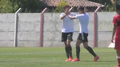 La notable jugada que armaron dos canteranos albos ante Curicó