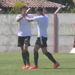 La notable jugada que armaron dos canteranos albos ante Curicó