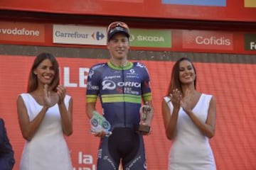 Jens Keukeleire vencedor de la etapa. 