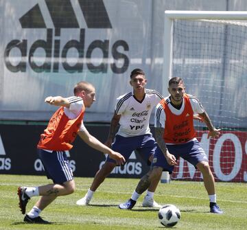 Así fue la práctica de la Selección antes de jugar contra México