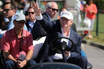 Donald Trump en el World Golf Championships-Cadillac Championship.