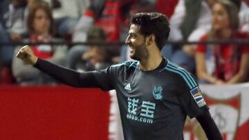 Carlos Vela le da el empate a la Real Sociedad frente al Sevilla