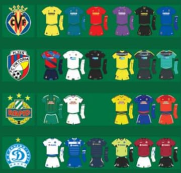 Las 131 camisetas de la Europa League 2015-16