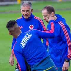 El entrenamiento de la Selección Colombia en El Campín