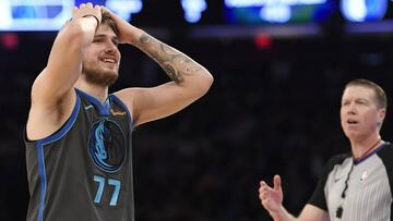 Luka Doncic, a un punto de batir otro r¨¦cord de la NBA, domina en su primera visita al Madison